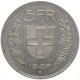 Szwajcaria 5 franków, 1967, stan 3+