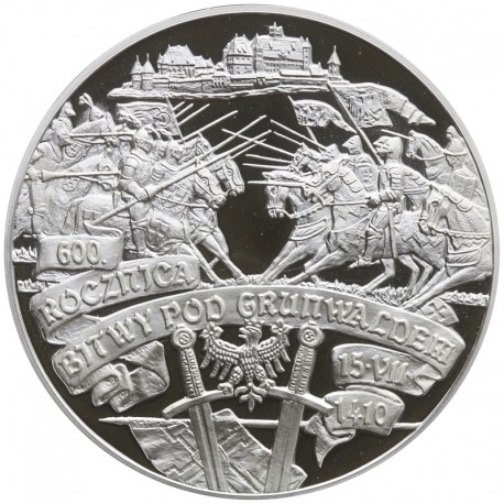 Medal Władysław Jagiełło Bitwa pod Grunwaldem, srebro Ag999