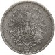 1 marka, Cesarstwo Niemieckie, 1885 A, stan 4+