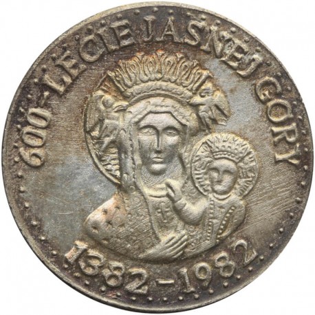 Medal Jan Paweł 2, 1979, 600 lat Jasnej Góry