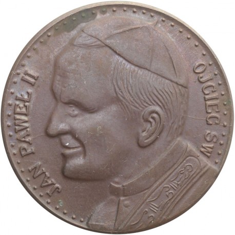 Medal Jan Paweł 2 / Chrystus ucisza burzę na morzu
