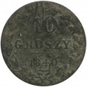 Królestwo Polskie 10 groszy 1840 MW, stan 3-