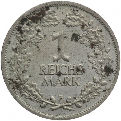 Niemcy 1 Reichs mark 1925 E, srebro