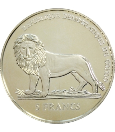 Congo - 5 franków 2004 - Jan Paweł II