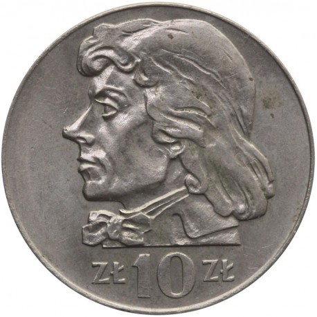 10 zł Kościuszko, 1970, stan 2-/3+