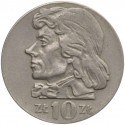 10 zł Tadeusz Kościuszko, 1971, stan 2-/3+