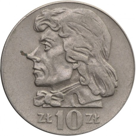 10 zł Tadeusz Kościuszko, 1972, stan 2-/3+