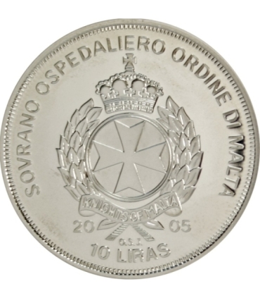 Malta - 10 Liras 2005 - Jan Paweł II