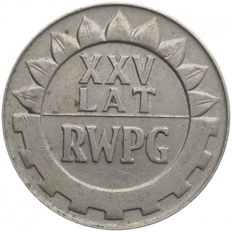 20 zł XXV lat RWPG, 1974, stan 2-/3+