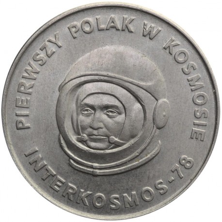 20 zł Pierwszy Polak w kosmosie, 1978, stan 2-/3+