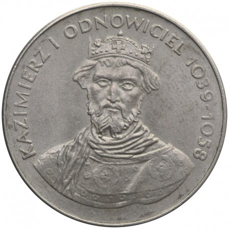 50 zł Kazimierz I Odnowiciel, 1980, stan 2-/3+