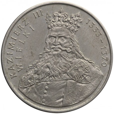100 zł Kazimierz III Wielki, 1987, stan 2-/3+