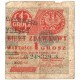 Bilet zdawkowy 1 grosz 1924, seria CO, prawy, stan 4