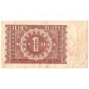 Banknot 1 złoty 1946 rok - stan 4+