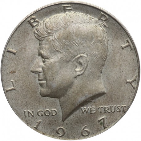 USA 1/2 dolara half dollar Kennedy 1967, stan 2-