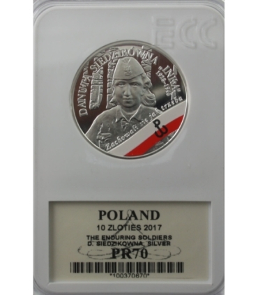 10 zł Żołnierze wyklęci Inka 2017 GCN PR70