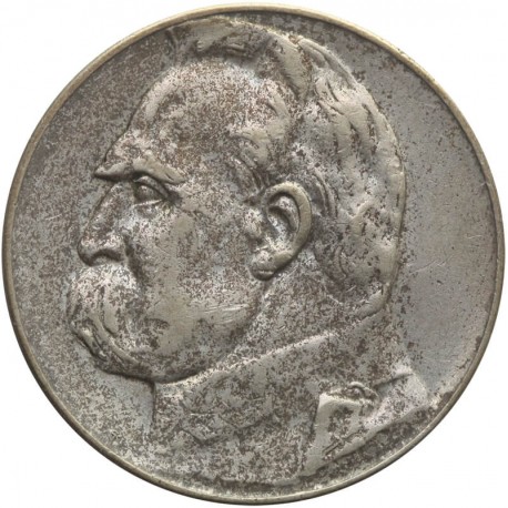 5 złotych Piłsudski 1935, stan 3