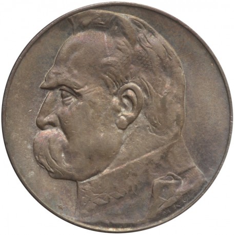 5 złotych Piłsudski 1938, rzadka, stan 3