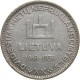 Litwa 10 litów, 1938 20 rocznica - Republika, st. 3