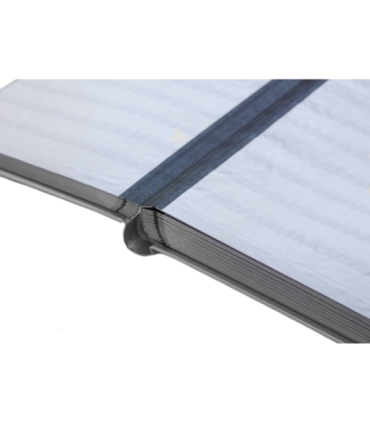 Klaser na znaczki 64 czarne strony Leuchtturm Comfort, srebrny