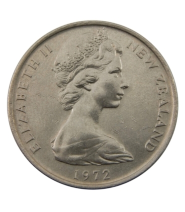 Nowa Zelandia 10 centów, 1972