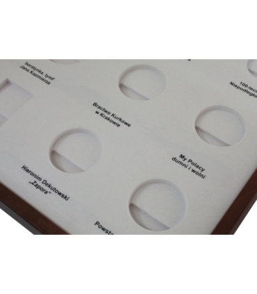 Kaseta numizmato rocznik 2018 do monet srebrnych i 5 zł