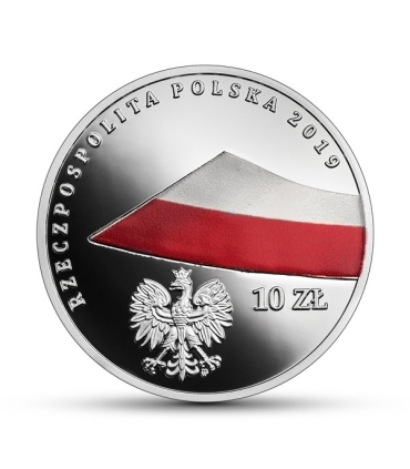 10 zł 100-lecie polskiej flagi państwowej