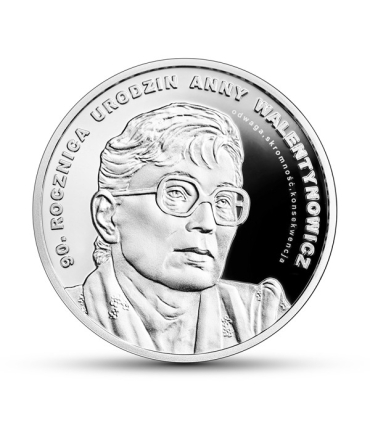 10 zł 90. rocznica urodzin Anny Walentynowicz