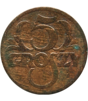 5 groszy 1928, stan 2-