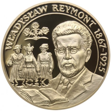 Medal, Wielcy Polacy, Władysław Reymont 1867 - 1925