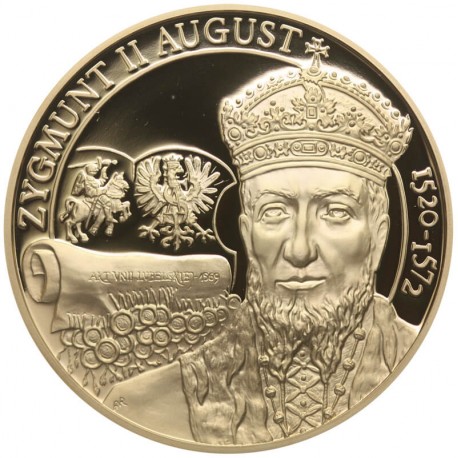 Medal, Wielcy Polacy, Zygmunt II August 1520 - 1572