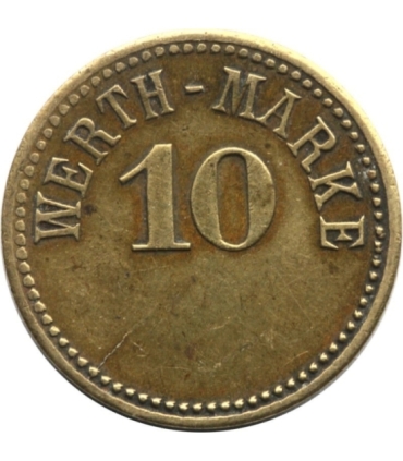 Żeton, Werth Marke, nominał 10, stan 3