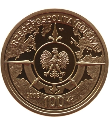 100 zł 400. rocznica polskiego osadnictwa w Ameryce