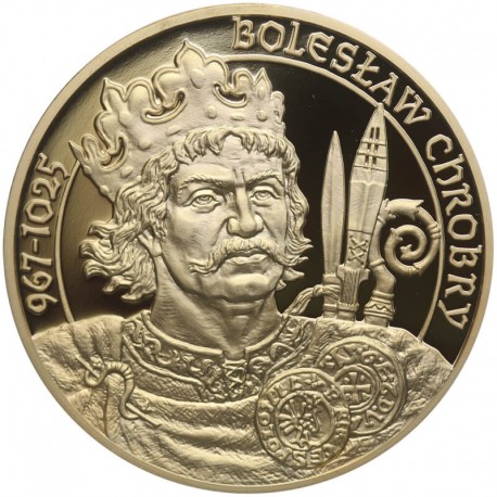 Medal, Wielcy Polacy, Bolesław Chrobry 967 - 1025