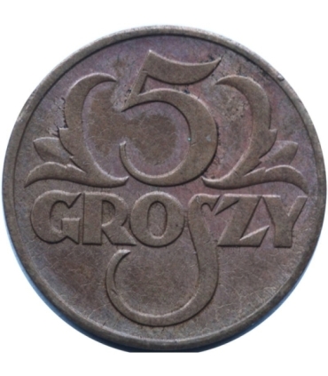 5 groszy 1938 rok, stan 2