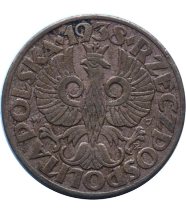 5 groszy 1938 rok, stan 2