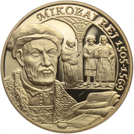 Medal, Wielcy Polacy, Mikołaj Rej 1505-1569