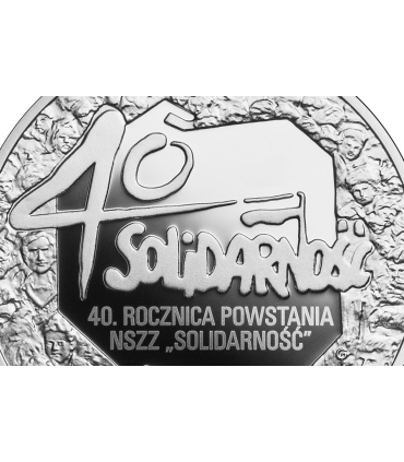 10 zł 40. rocznica powstania NSZZ „Solidarność”