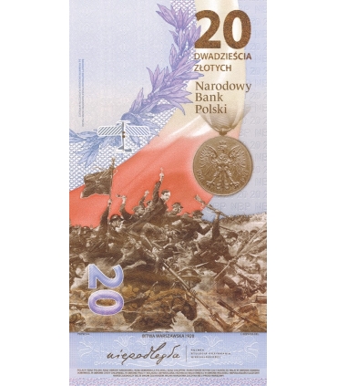 20 zł banknot - Bitwa Warszawska 1920