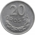 20 groszy 1963, stan 1-, piękna