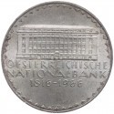 Austria 50 szylingów, 1966 150 rocznica - Narodowy Bank, srebro