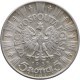 5 złotych Piłsudski 1938, rzadka, stan 2-, połysk