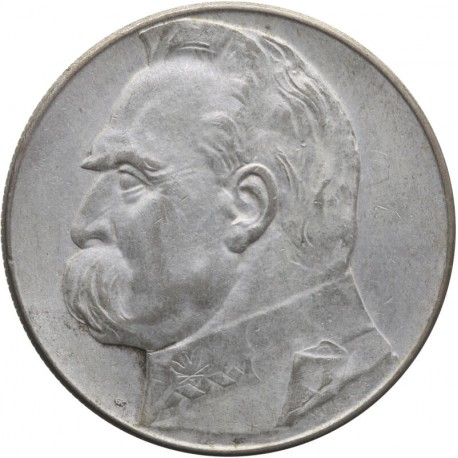 10 zł Józef Piłsudski 1936, stan 2, b. ładny