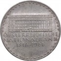 Austria 50 szylingów, 1966 150 rocznica - Narodowy Bank, srebro