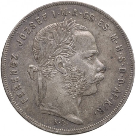 1 forint 1879, Węgry, Franciszek Józef I