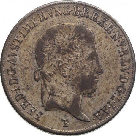 Węgry 20 krajcarów, 1846, Srebro 0.583