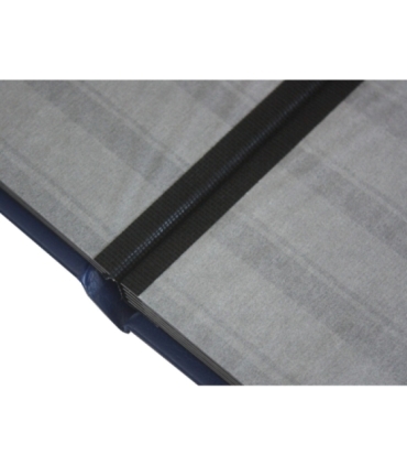 Klaser na znaczki Leuchtturm, 16 stron, czerwony, CZARNE karty