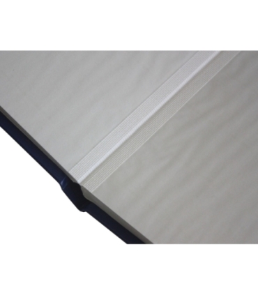 Klaser na znaczki Leuchtturm, 16 stron, czarny, BIAŁE karty