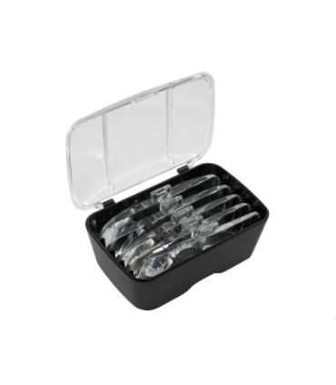 Lupa nagłowna z podświetleniem LED - 5 soczewek, POWIĘKSZENIE 3.5x