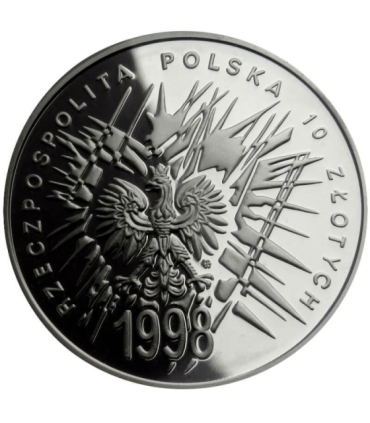 10 zł, 80 rocznica odzyskania niepodległości podpis Kwaśniewskiego